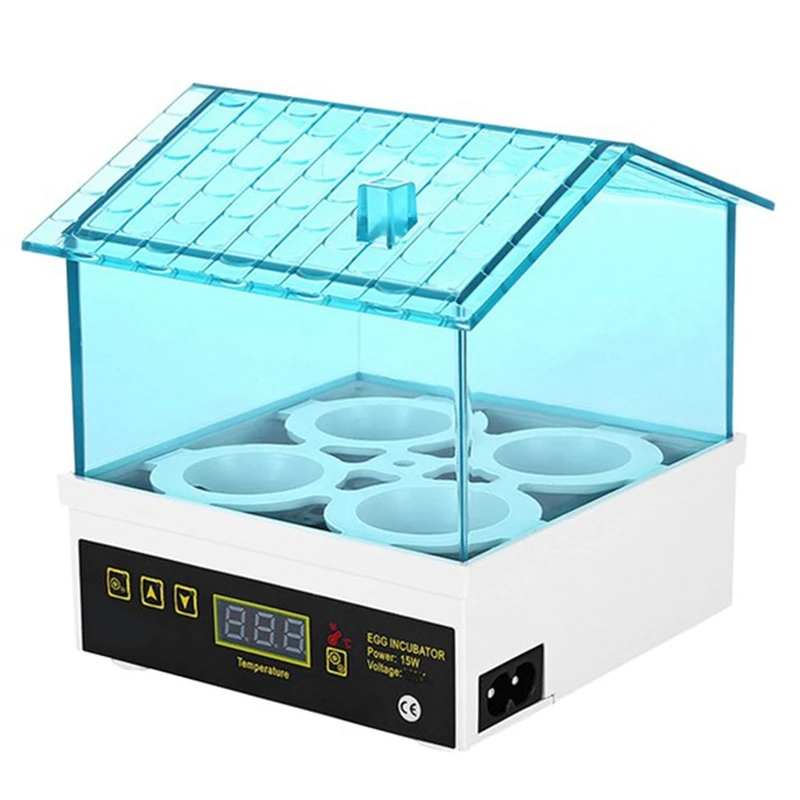 Digital Temperature Small Brooder Hatchery Egg Incubator Hatcher For Chicken Duck Bird Pigeon | Feeding &amp Watering Supplies