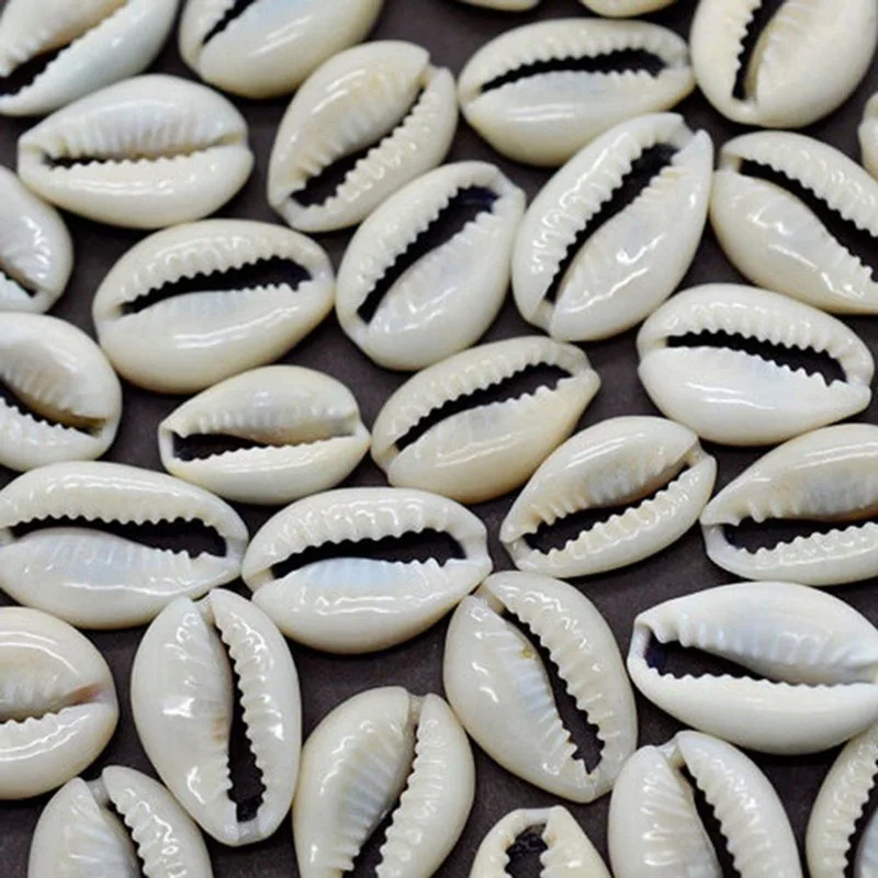 

50Pcs DIY White Sea Shell Natural Sea Beach Shell Loose Beads Jewelry for Women Earrings Bracelet Necklace Accessories 1.5cm