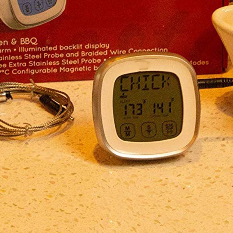 Цифровой термометр для мяса гриль печь курильщик кухонный прибор приготовления