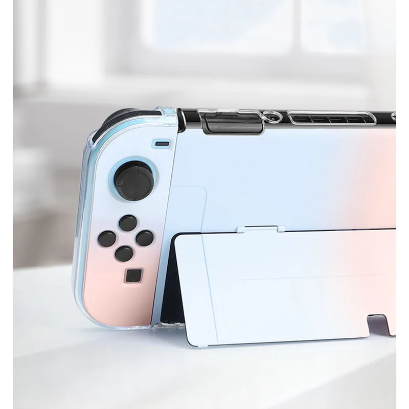 Новинка защитный чехол для Nintendo Switch OLED жесткий корпус ПК белая док-станция |