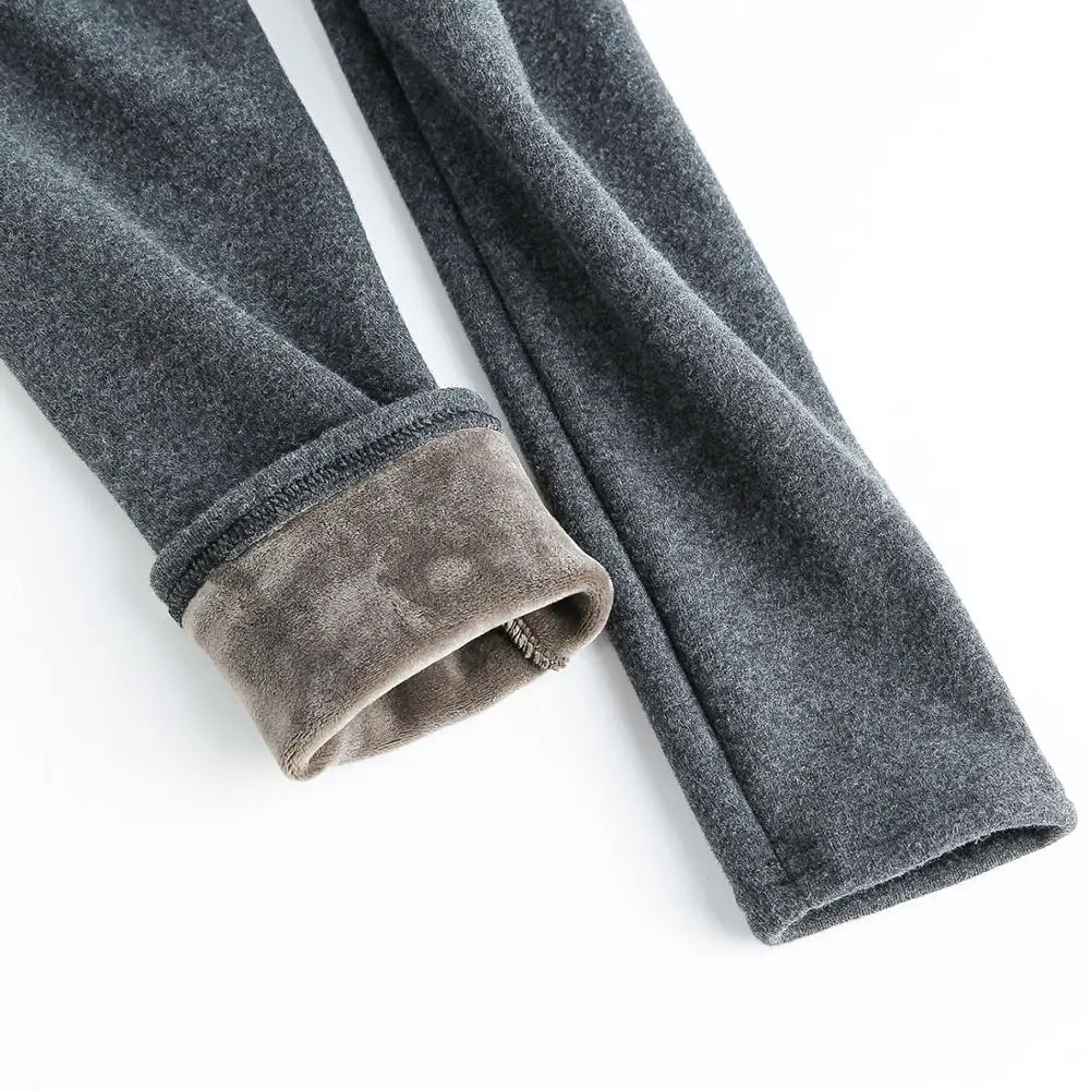 

2020 New Fashion Autumn Winter Leggings Women's Warm Leggings High Waist Thick Velvet Legging Solid All-Match Sexy Leggings