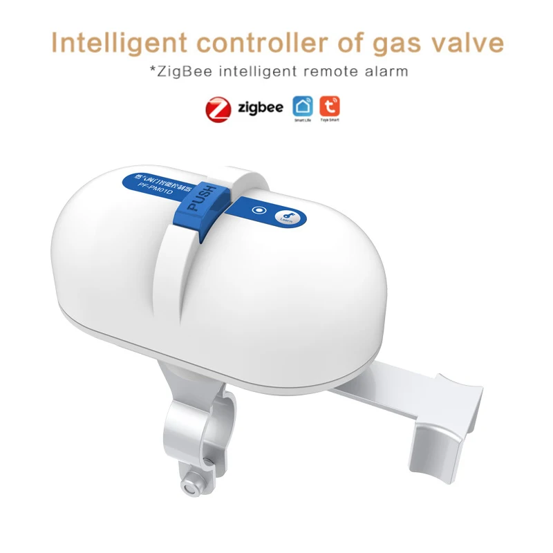 

Умный кран для воды и газа Tuya Zigbee, беспроводной переключатель с Wi-Fi, голосовое управление, поддержка Alexa Google Home