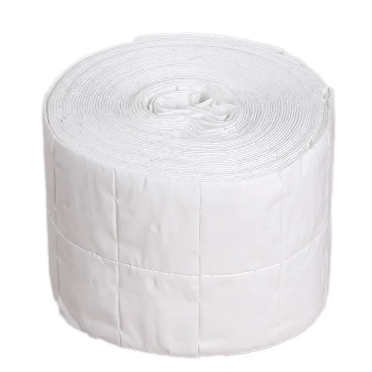 

300pcs 1 Roll Nail Art Polish Remover Lint Free Cleaner Wipe Cotton Manicure Pad Professional Nail Cleaner Nail Remover Tool