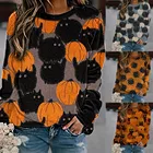 Женский свитшот с длинным рукавом, большие размеры