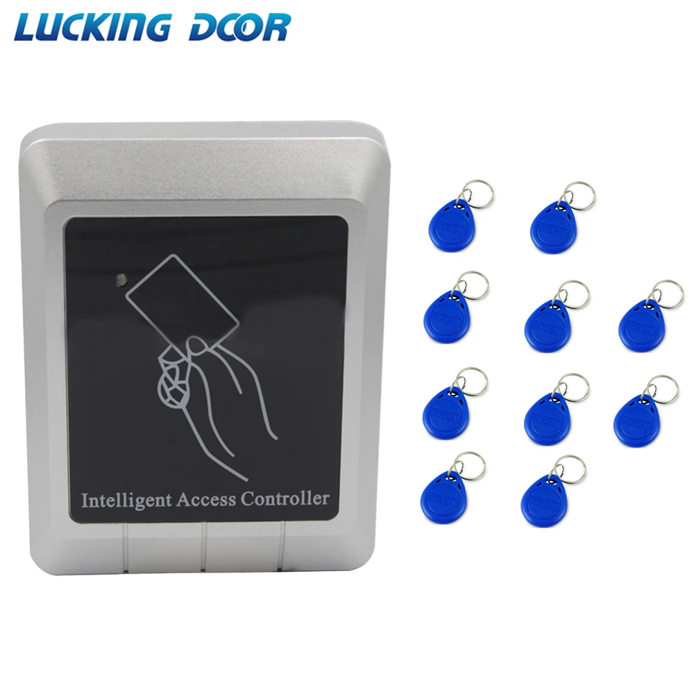 2000 user Rfid Reader Access Control Keypad IP65 Waterproof 125Khz RFID Security Proximity Entry Electric Smart Lock Controller |