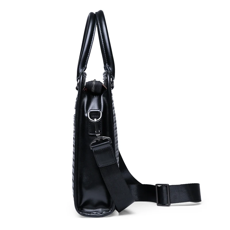 New Fashion Black Men's Woven Clutch Bag Long Wallet Men bag Weave Knitting Handy Bag Handbags Day Clutches Male Large Purses