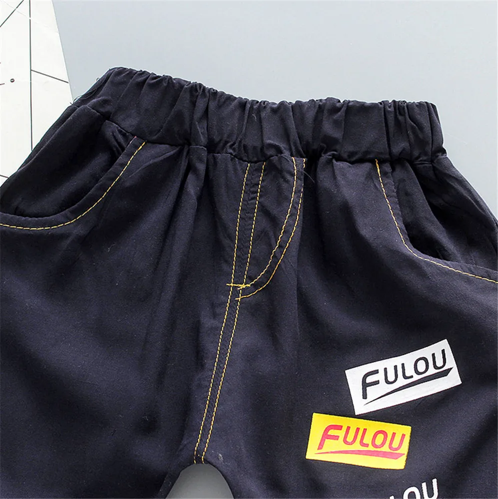 Летняя одежда в стиле бохо для маленьких мальчиков Праздничные комплекты