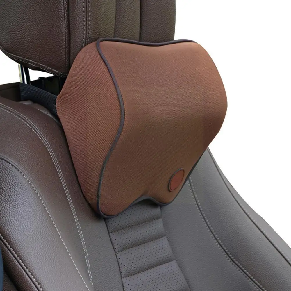

Car Seats Headrest Car Neck Pillows Filled Fiber Cushion Pad Memory Foam Heads Rest Auto For Travel Support Car Seats Accessor