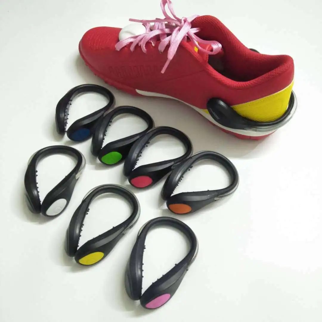

Outdoor Sports Trendy Parkour Running LED Luminous Shoe Clip Lamp Fun Run Cycling Bicycle Luminous Safety Warning Light