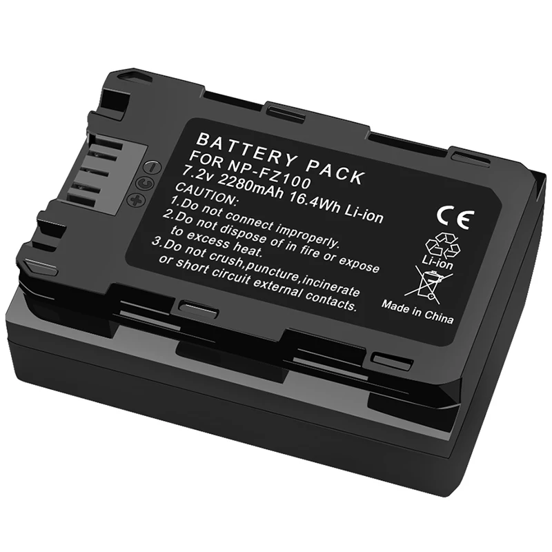 2 шт. 2280 мАч Np Fz100 Npfz100 батарея + Lcd двойное зарядное устройство Usb для Sony Bc Qz1 A9 A7R Iii A7