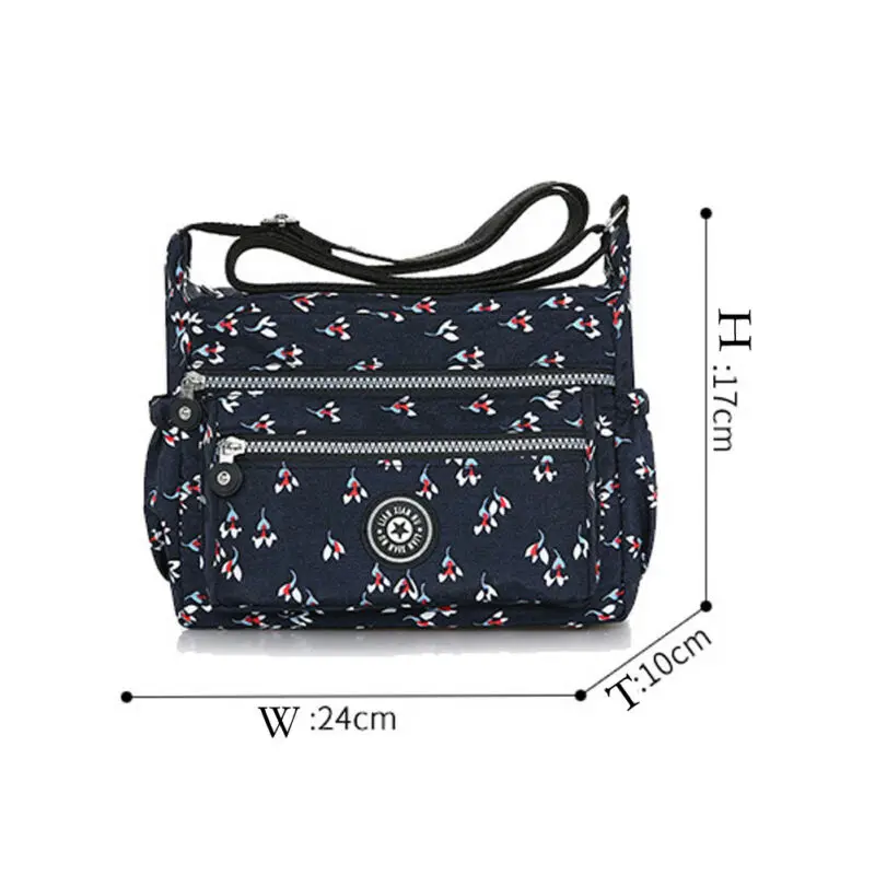 

Fashion Women Handbag Messenger Travel Shoulder Bags Nylon Waterproof Crossbody Bag School Lady Travel Messenger Tote Satchel