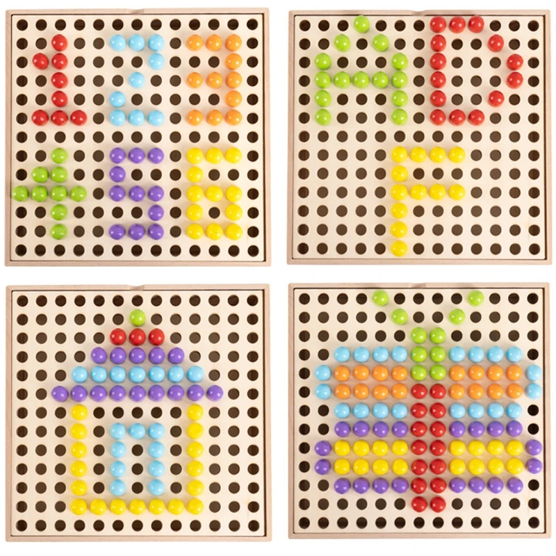 

Пазл деревянный в виде гриба для ногтей, Детская развивающая игрушка для раннего развития, крупные частицы