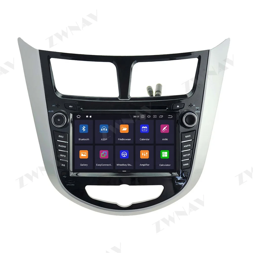 

Android 10.0 64GB Car Radio DVD Player GPS Navigation For Accent Verna 2011-2017 Multimedia Player