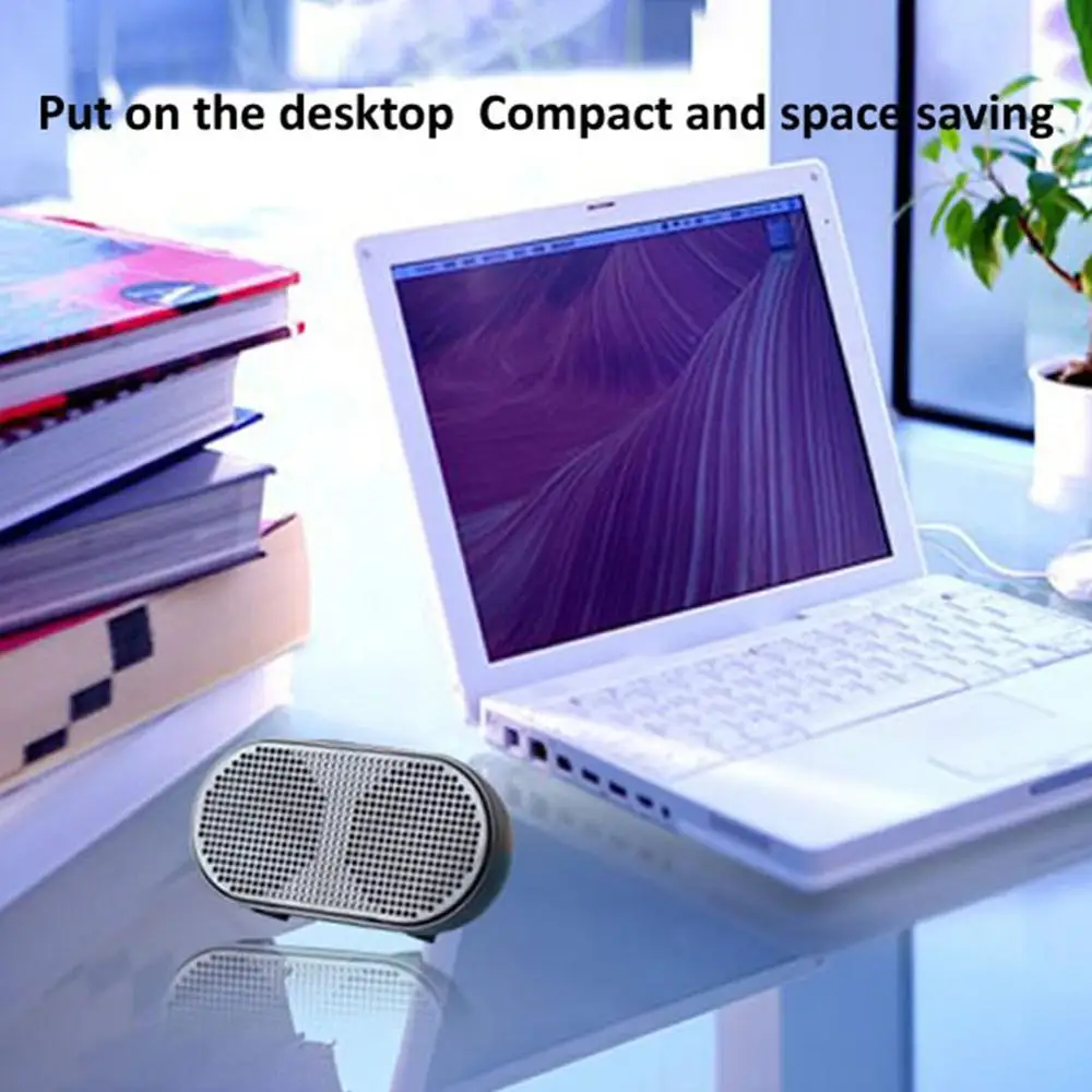 USB колонка мини стерео Колонка для компьютера с шумоподавлением портативная