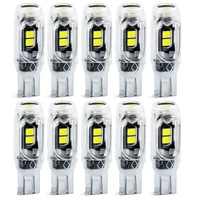 10pcs t10 w5w led canbus bulbs 5smd 2835 led reading lights interior lights for ford focus 2 3 fiesta mondeo mk4 mk2 mk3 fusion