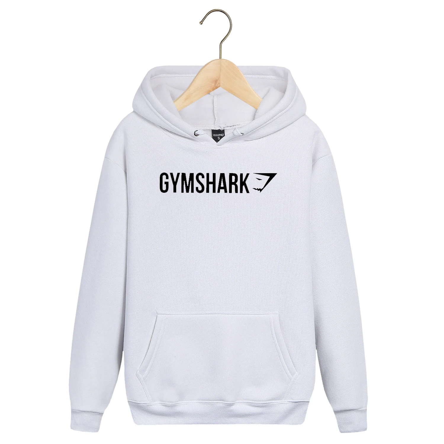 

2021 new sports fitness Hoodie loose plate shark tide brand printing leisure fashion Hoodie logo customization and processing