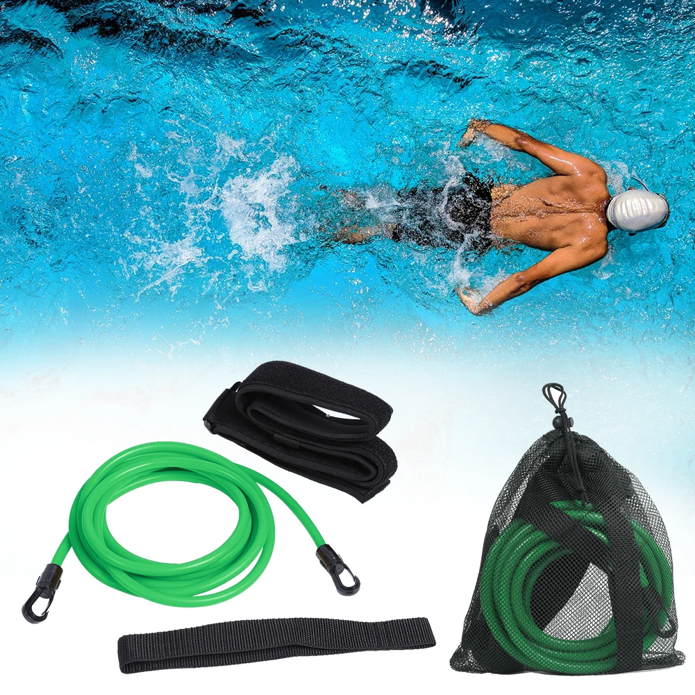 

Exerciser Resistance Traction Belt Training Rope Safety Swimming for Adults Kids for Family Outdoor Swimming Accessory