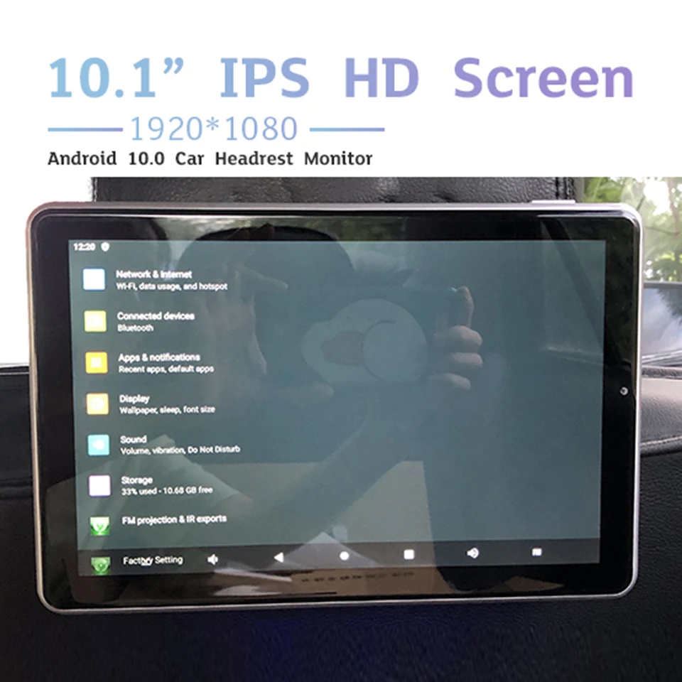 Для Mazda 10 1 дюймов Android 0 Автомобильный подголовник монитор Поддержка сенсорного