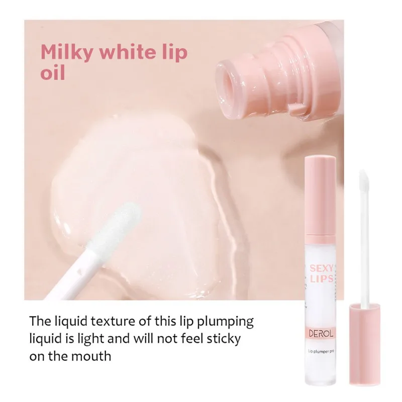 

Natural Plant Extracts Lip Plumping Serum Moisturizing Hydrating Lip Gloss Lip Plumper Lip Enhancer Moisturized Lip Oil