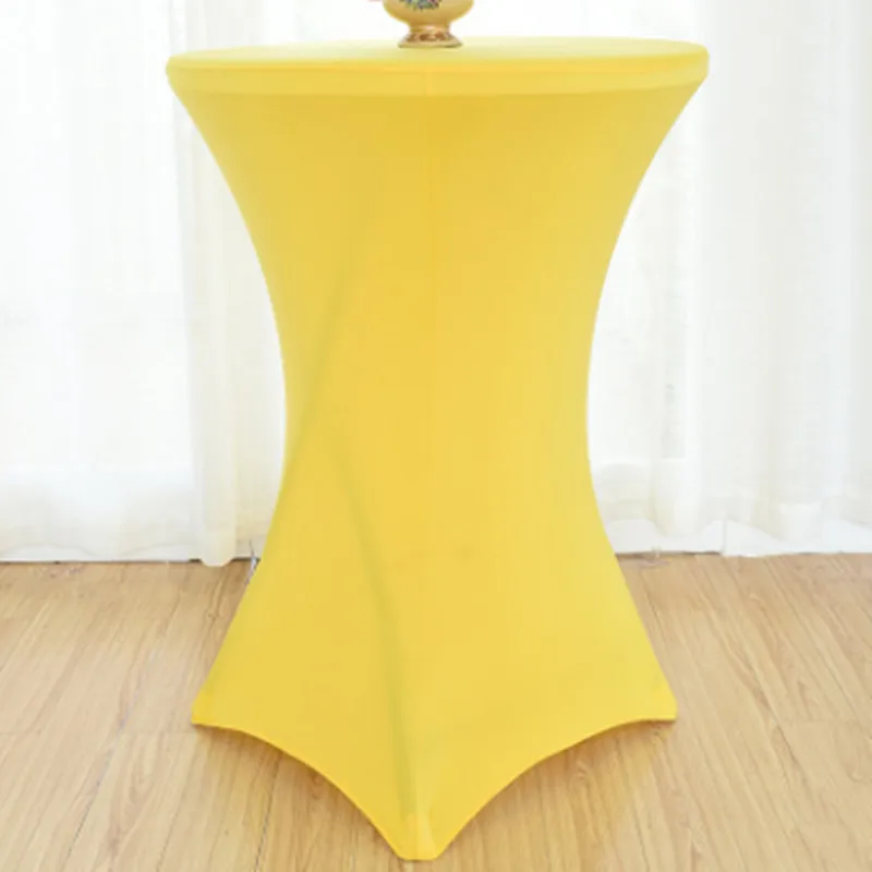 Эластичные эластичные скатерти из лайкры и спандекса 10 шт.|spandex cocktail table cover|table covers
