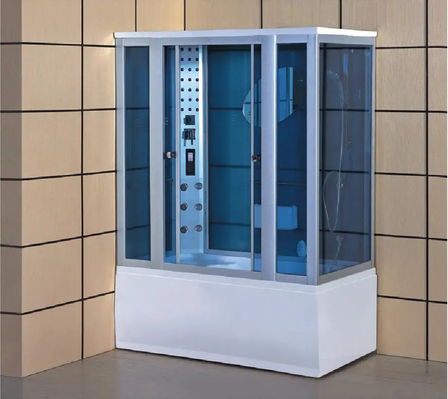 

1500X850X2200mm Luxury Steam Shower Cabin Bathroom Shower Enclosure Multi-Functional Wet Sauna Room YS510