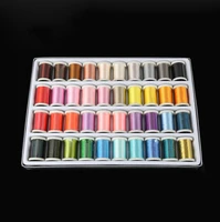 40pcsset 135d colorful rayon computer embroidery machine embroidery thread 280meter diy sewing thread