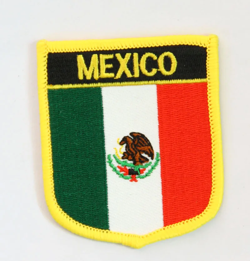 В партии 5 шт. Мексика Защитная Форма Национальный флаг вышитые Тактический Патч