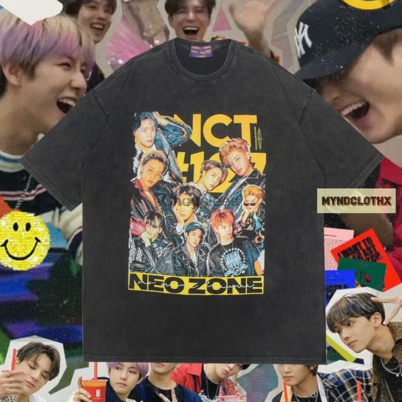 BAJU футболка TOXIC1805 NCT 127 стирать в чистоте | Мужская одежда