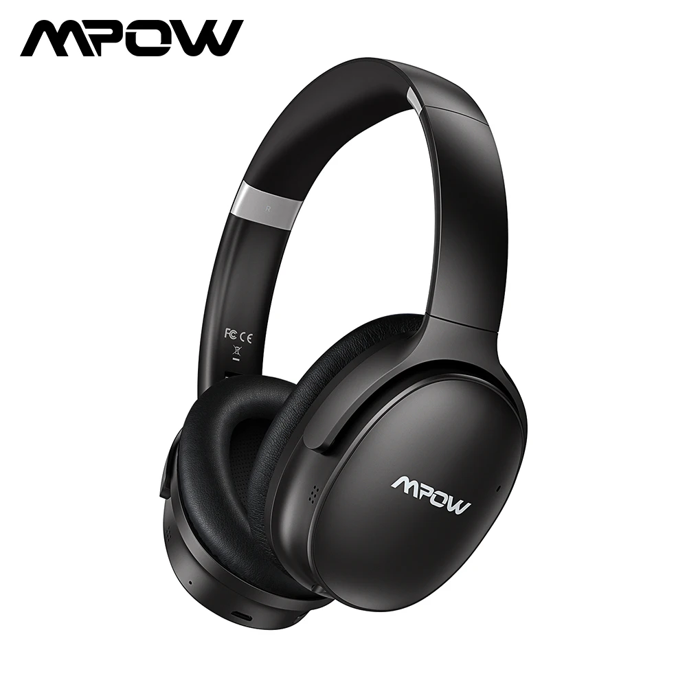 Mpow H10 HiFi стерео музыкальные наушники с шумоподавлением над ухом 25 H время