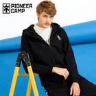 Пионерский лагерь куртка мужская брендовая одежда на осень-зиму с капюшоном флис внутри мужской пальто наивысшего качества 100% хлопок AJK701244
