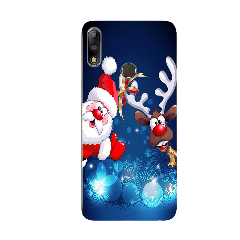 Рождественский окрашенный Мягкий силиконовый чехол для телефона Asus Zenfone 6 Max Shot Plus