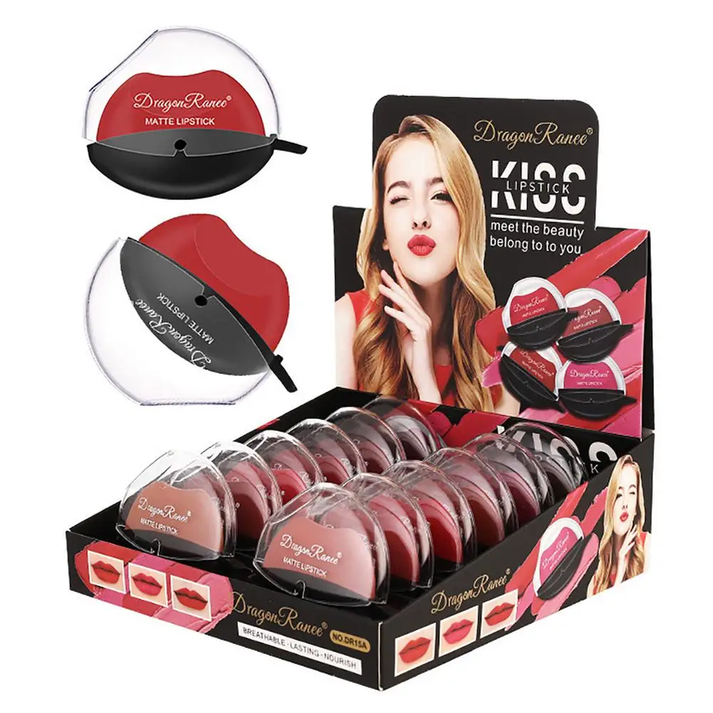 

Multi-Color Lazy Lipstick Set Girls Lipstick Matte Set Sexy Matte Solid Lipstick Round Long-Lasting Velvet Lip Gloss Perfect