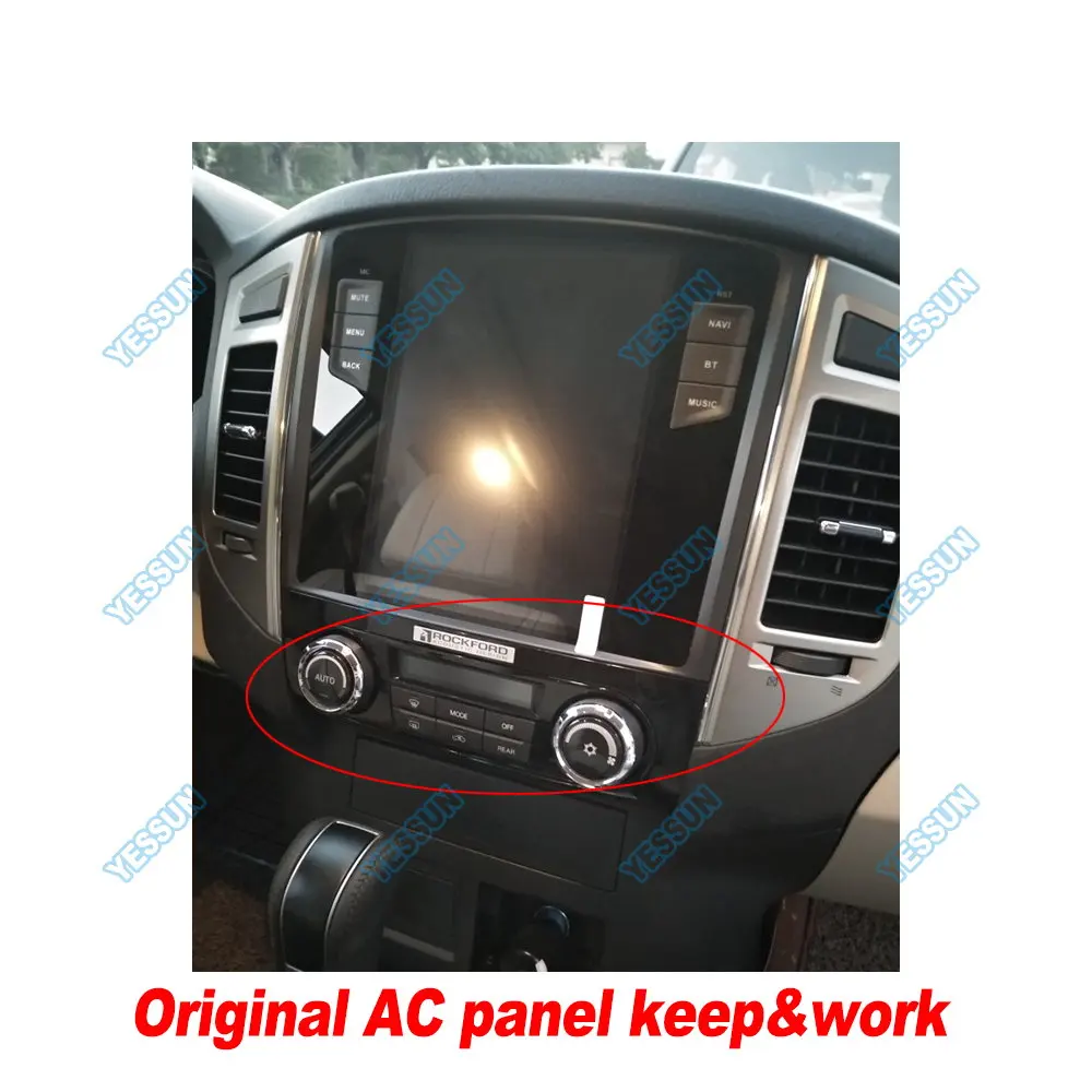 Автомобильная навигационная система GPS для Mitsubishi PAJERO 2007 2017 Авто Радио Android