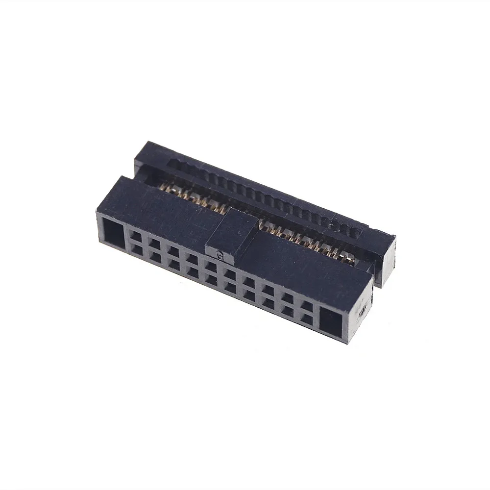 20 Pcs 0.050&quot 1.27mm Pin Dual Row IDC Connector 2x10 P Position Rectangular Female Socket Receptacle Ribbon Cable | Обустройство
