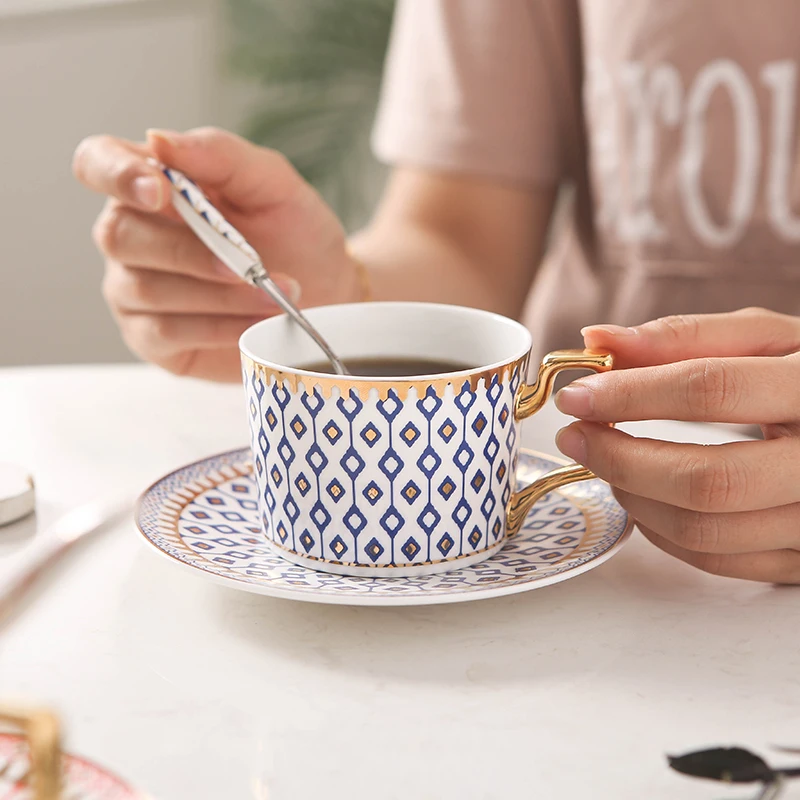 Кофейная чашка в европейском стиле из Пномпеня британская кофейная костяного