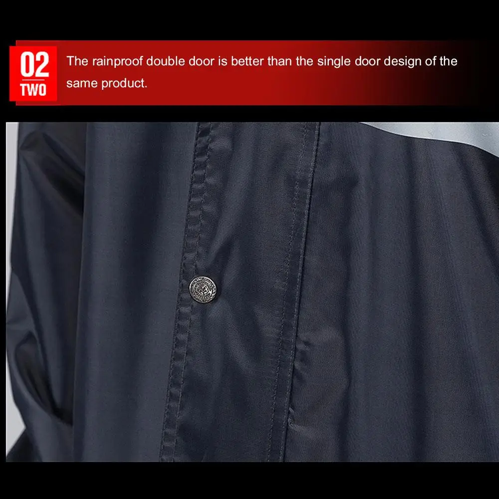 Пончо дождевик капюшон ночное отражение 2 шт./компл. уличная ветровка плащ