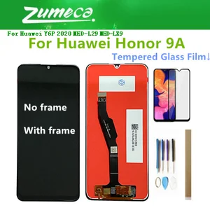original 6 3 inch for huawei honor 9a moa lx9n for enjoy 10e for y6p 2020 lcd display with touch screen with frame with kits free global shipping