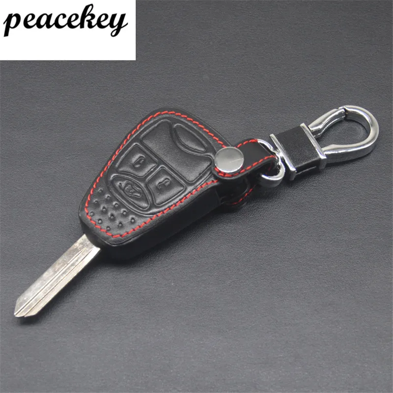 Брелок из кожи для автомобильных ключей чехол наклейки jeep wrangler grand cherokee compass patriot
