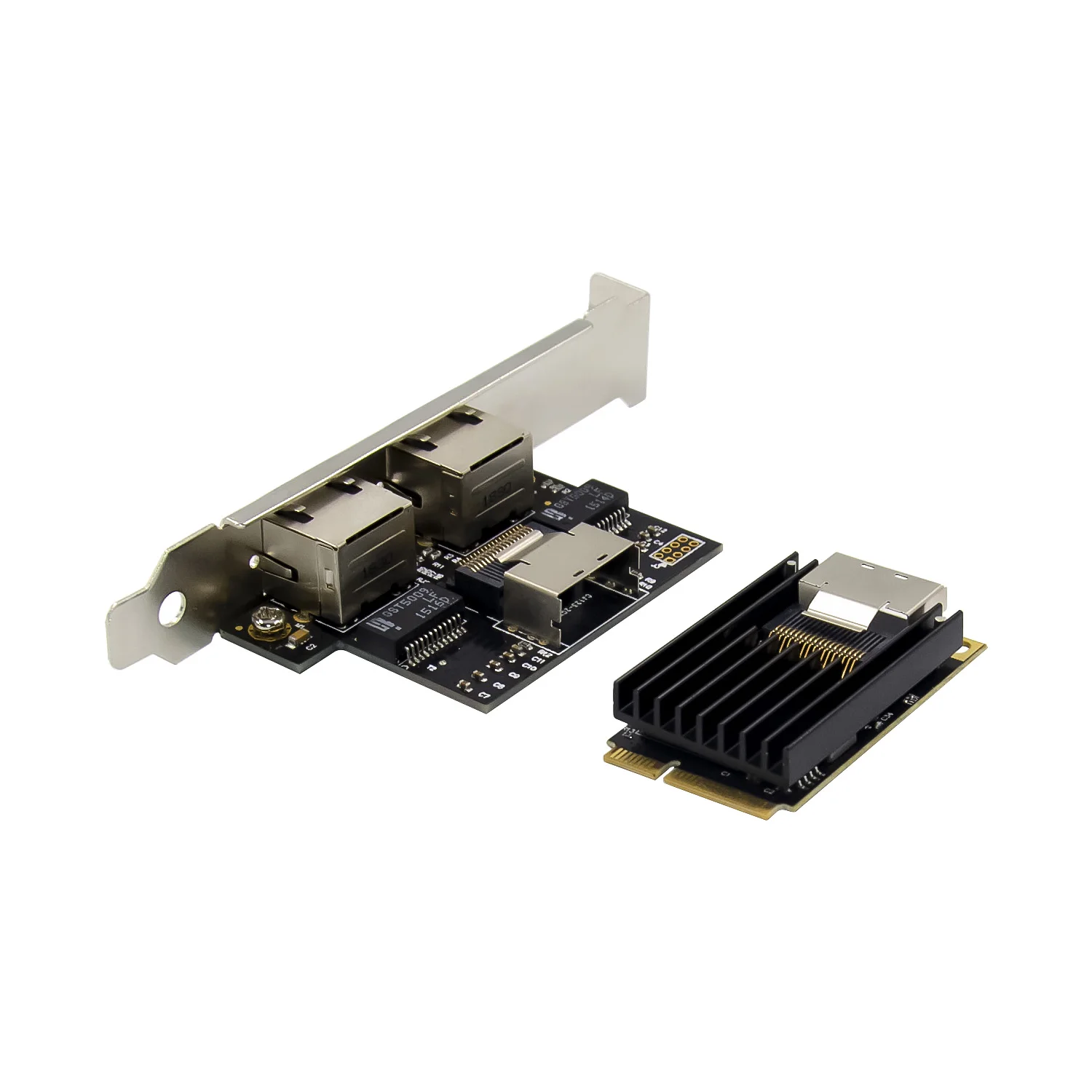 2 Port RJ45 MINI PCIE Dual Gigabit Ethernet Server LAN Network Card Chip INTEL350AM2 10/100/1000Mbps Mpcie 1000m Adapter