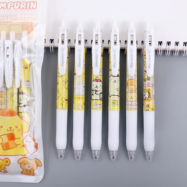 

30 pcs/lot Creative Dog Press Gel Pen Set Cute 0.5 mm black Ink Signature Pens Promotional Gift Office School Supplies