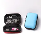Миниатюрная многоразмерная коробка для хранения наушников, защитный чехол, Портативная сумка для наушников на молнии, органайзер для наушников, сумка для хранения USB-кабеля