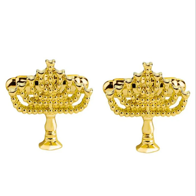 Модная металлическая запонка для рубашек креативный подсвечник 2 см подвеска