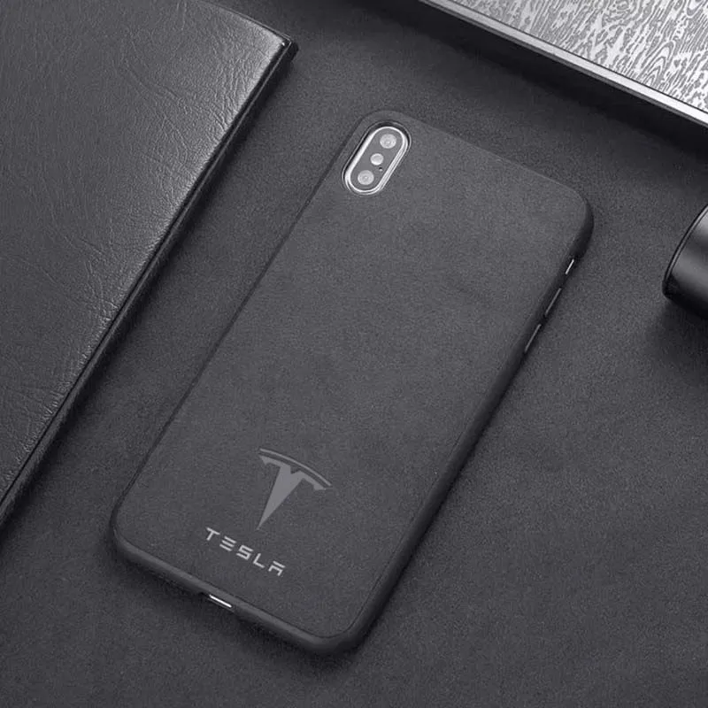 Luxury Leather Phone Case for iPhone 11 Pro Max Xs XR 6s Plus 7 7Plus 8 8Plus iPhoneX iPhone11 Coque Silicon Car Logo Fur Cover |