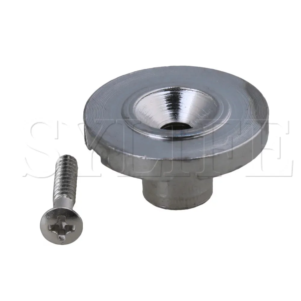 

High Metal Chrome Bass Guitar String Tree Retainer Disc Style