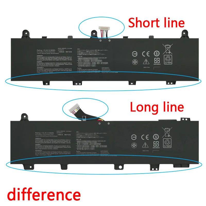 Новинка оригинальная модель c41n1904 GX550LWS GX550LXS FA506IU FA506IV FA506QR FA706IU FX506LU 15 4 V 90Wh
