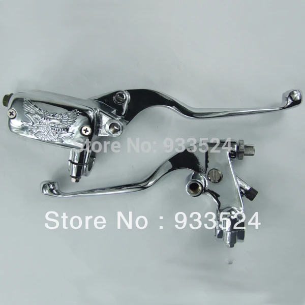 Универсальный хромированный рычаг сцепления на руль мотоцикла 1 дюйм 25 мм для Harley