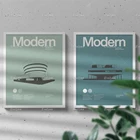 Художественная архитектура боухаус вилла Savoye Le Corbusier музей Гуггенхайма Фрэнка Ллойд Райт печать домашний декор холст плакат