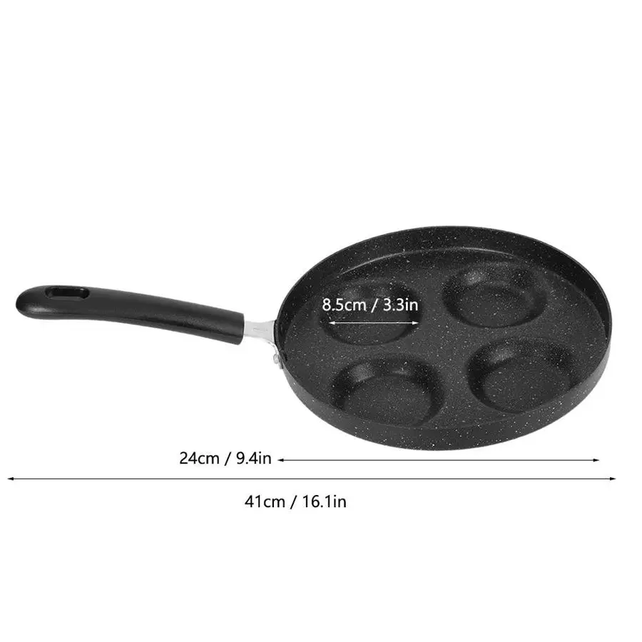 Вок с четырьмя отверстиями сковорода антипригарное яйцо Блинная для стейка