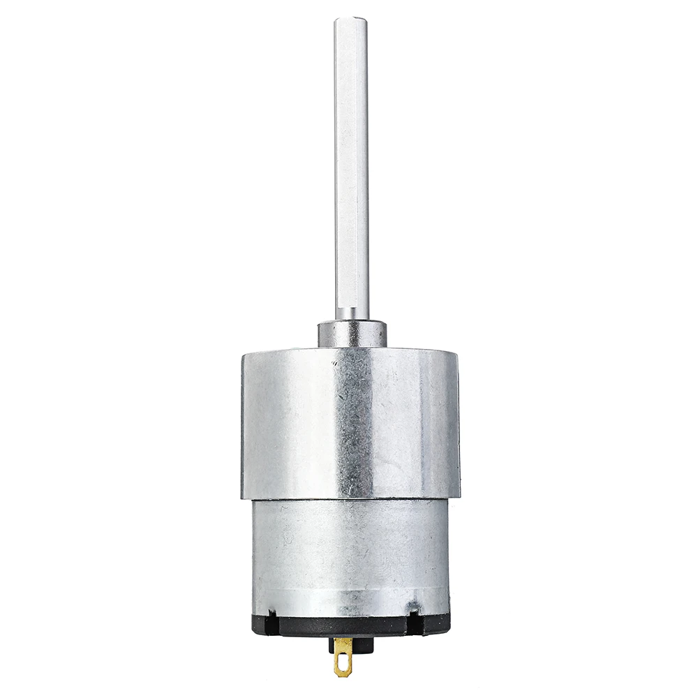 JGB37 520 DC 12V микро редуктор 50 мм расширенный вал редуктора|Двигатель постоянного