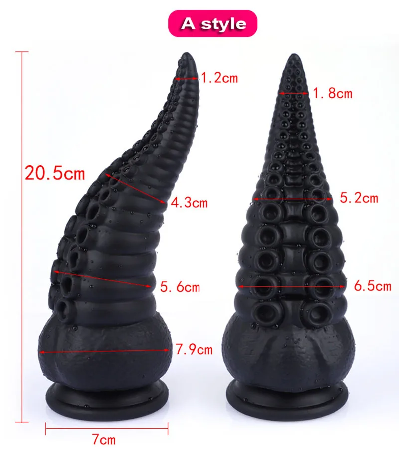 Новинка супер большая Анальная пробка инопланетянина фаллоимитатор для